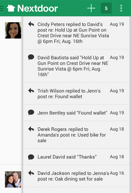 Notifications